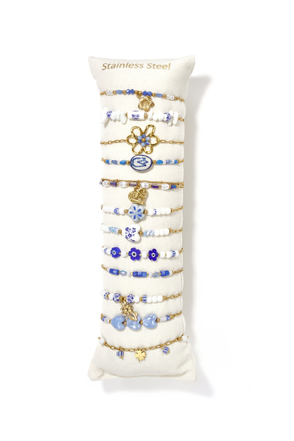 Armband bloem vakantie | Blauw