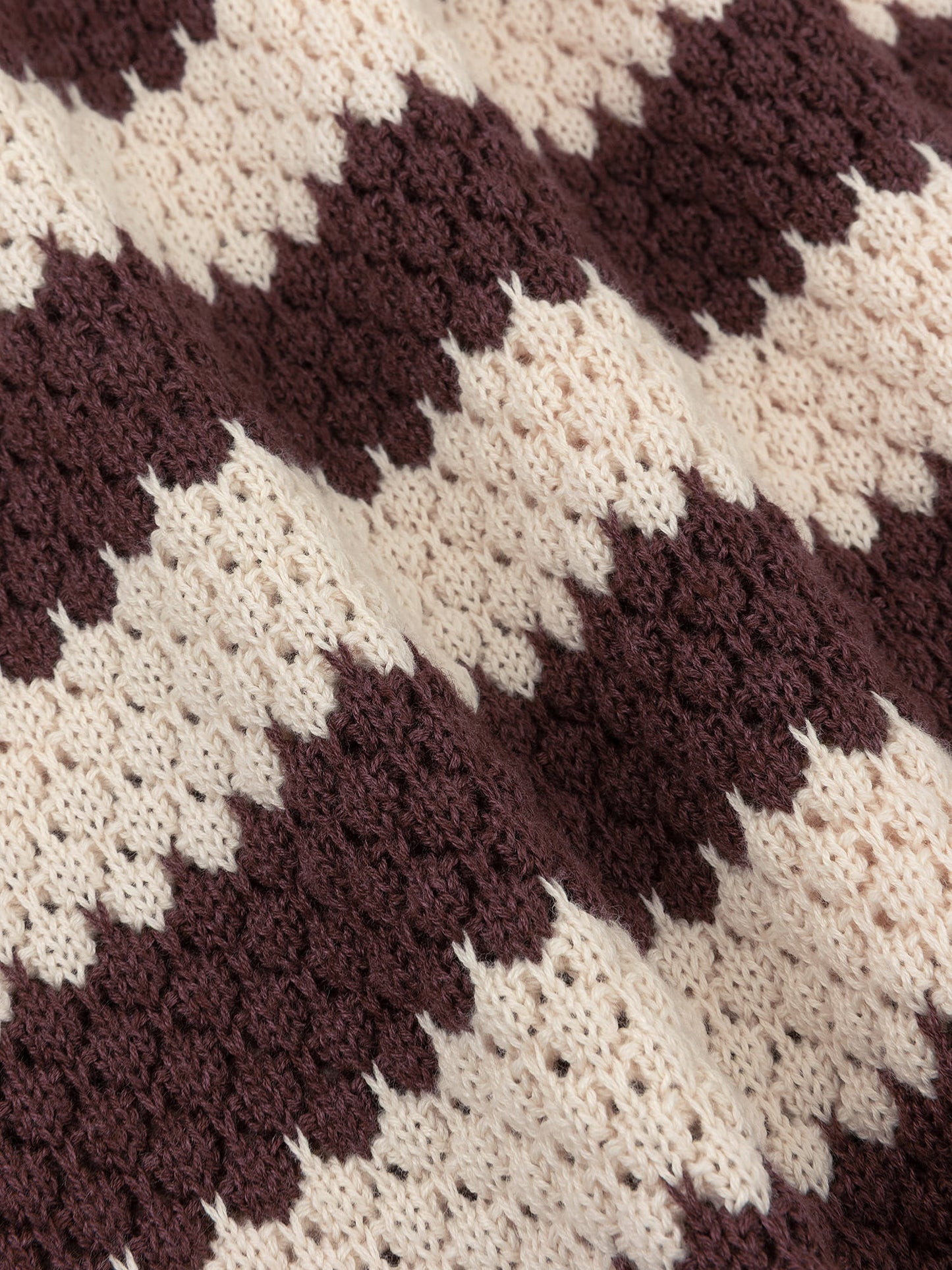 Ydence | Knitted top Janouk brown