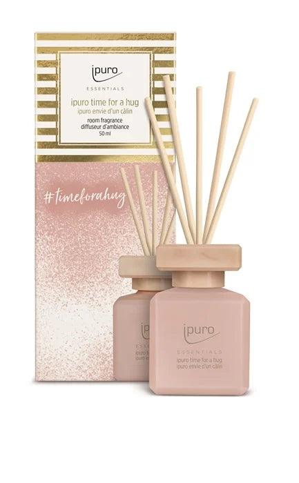 Ipuro time for a hug geurstokjes - Roze - 50ml