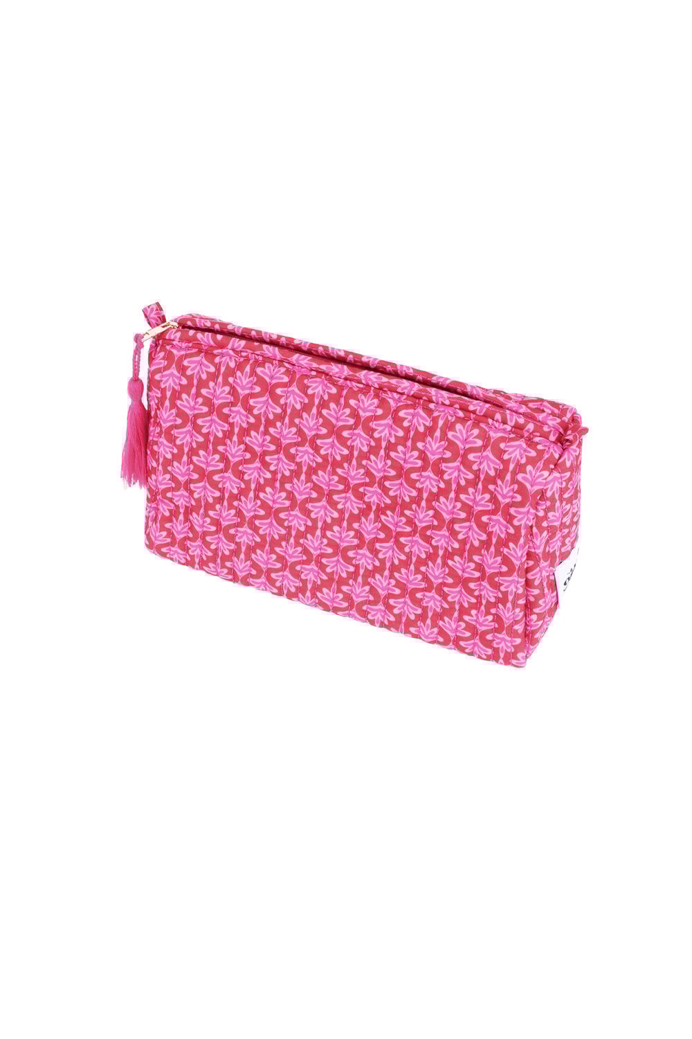 Floral makeup bag medium | Roze