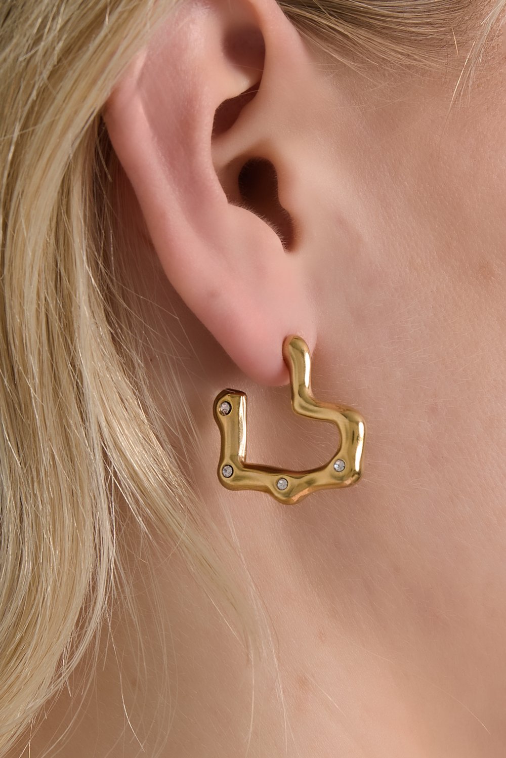 Oorbellen Hartje | Goud