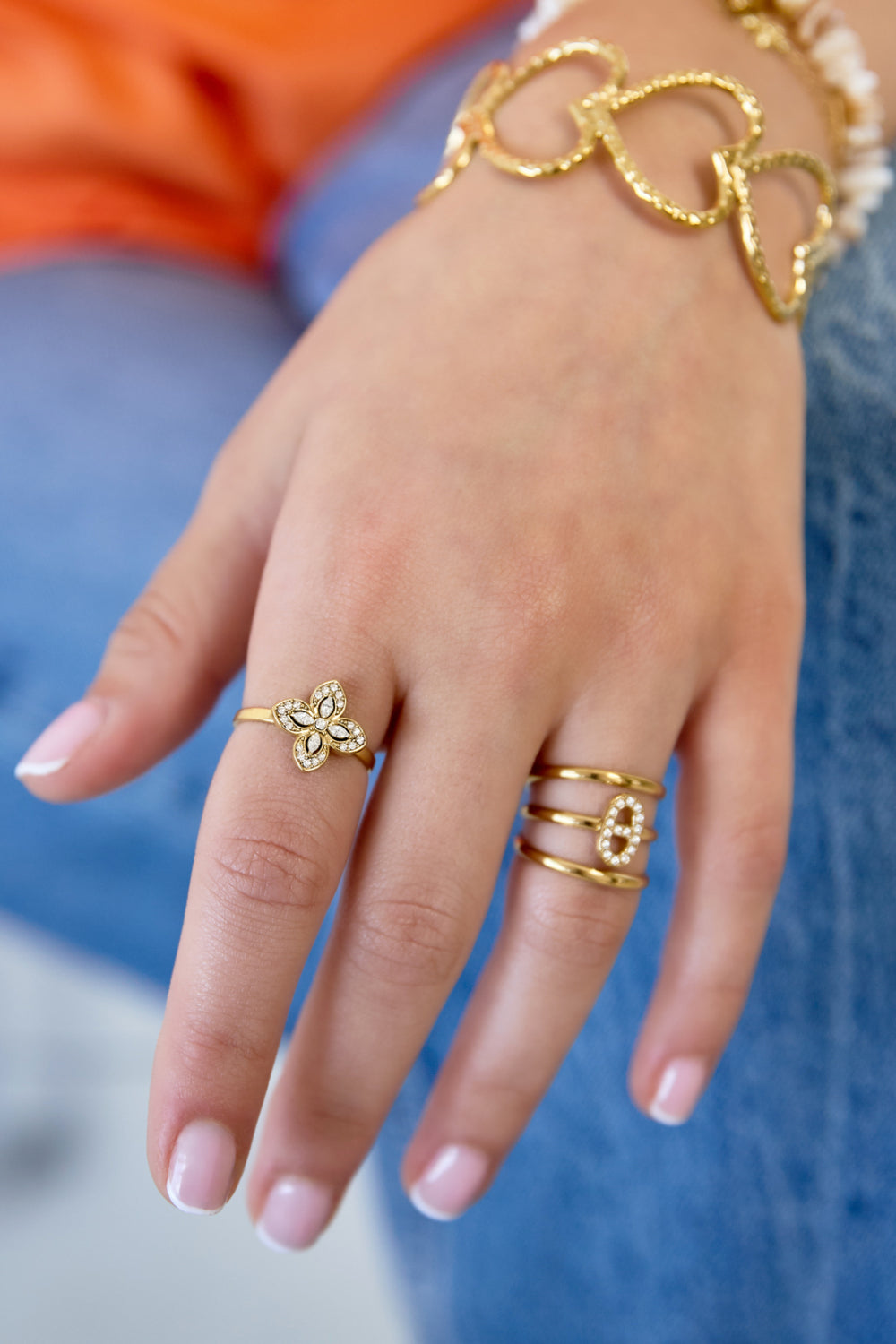 Ring met klaver
