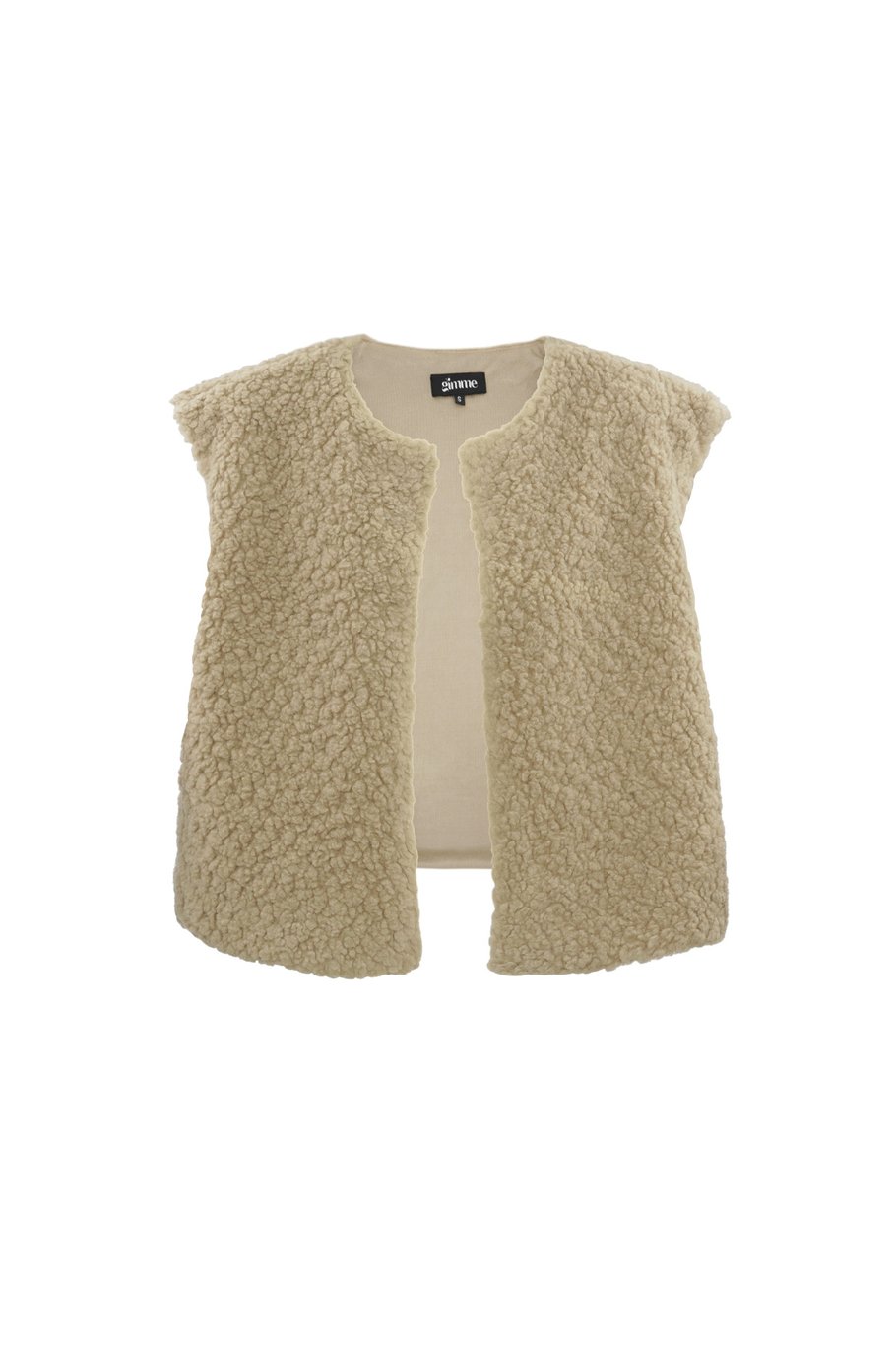 Teddy vest | Beige
