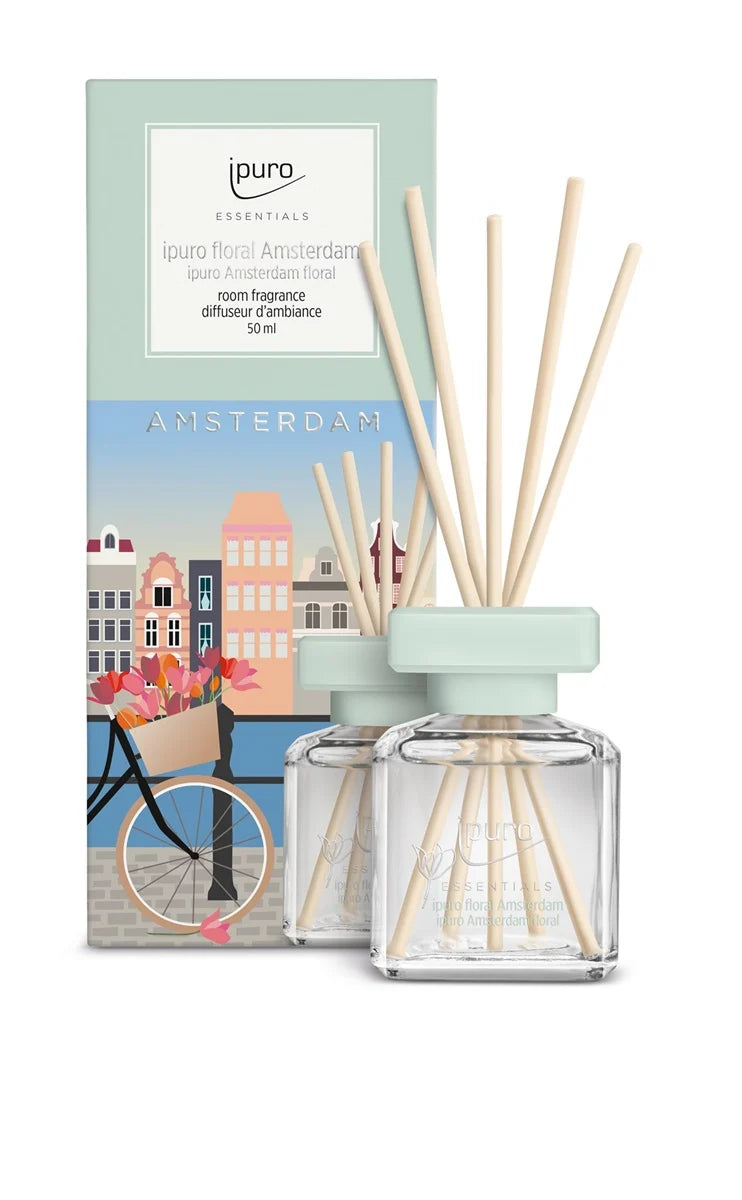 Geurstokjes essentials 50ml Floral Amsterdam