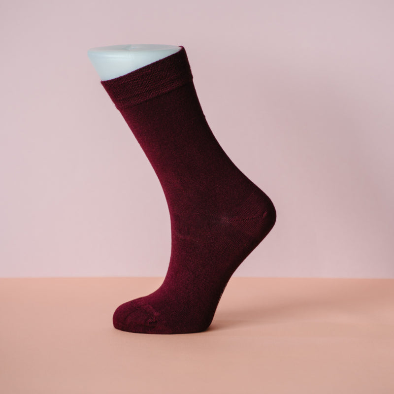 Bamboo sokken - Bordeaux