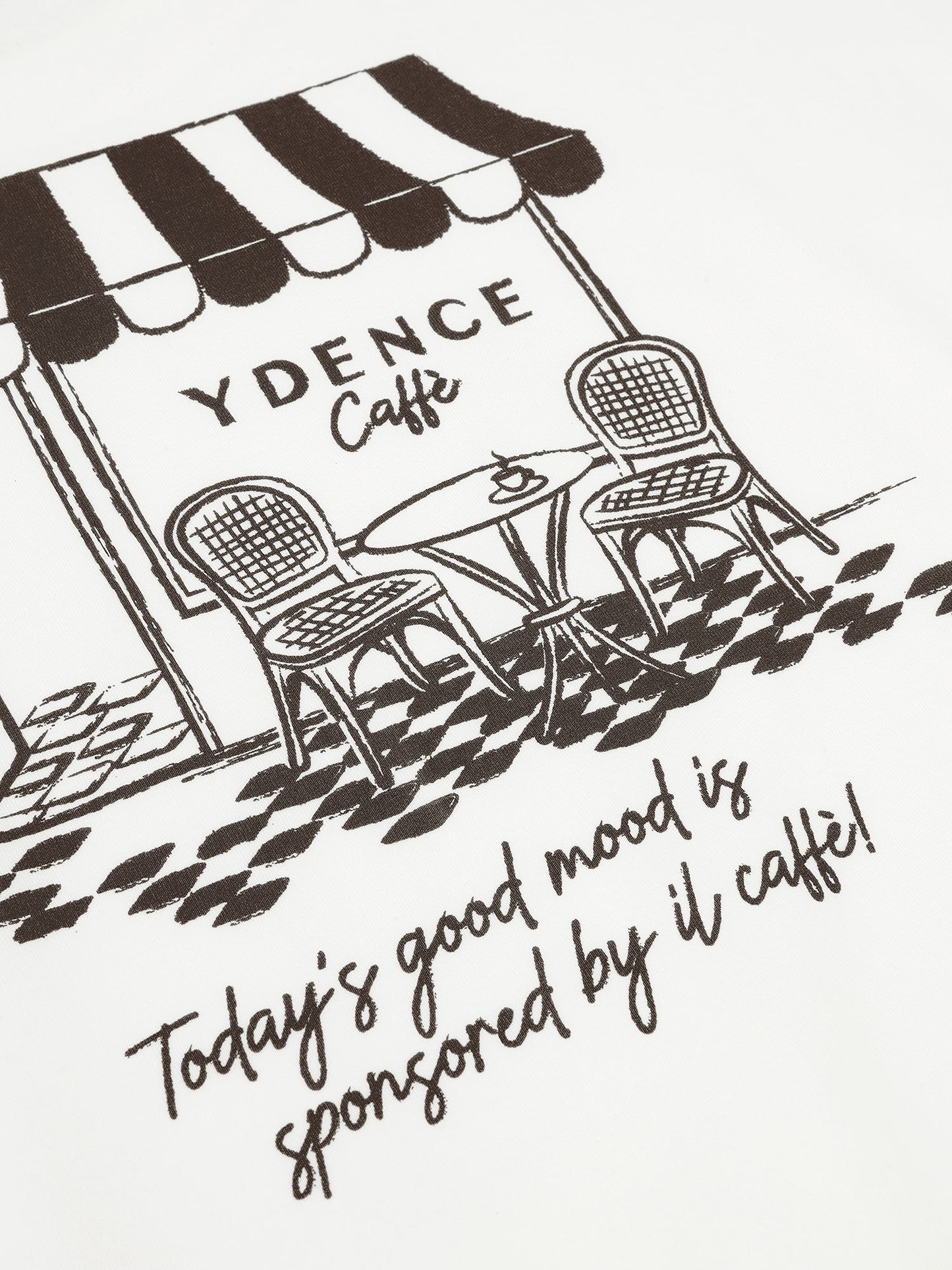 Ydence | t-shirt Ydence café