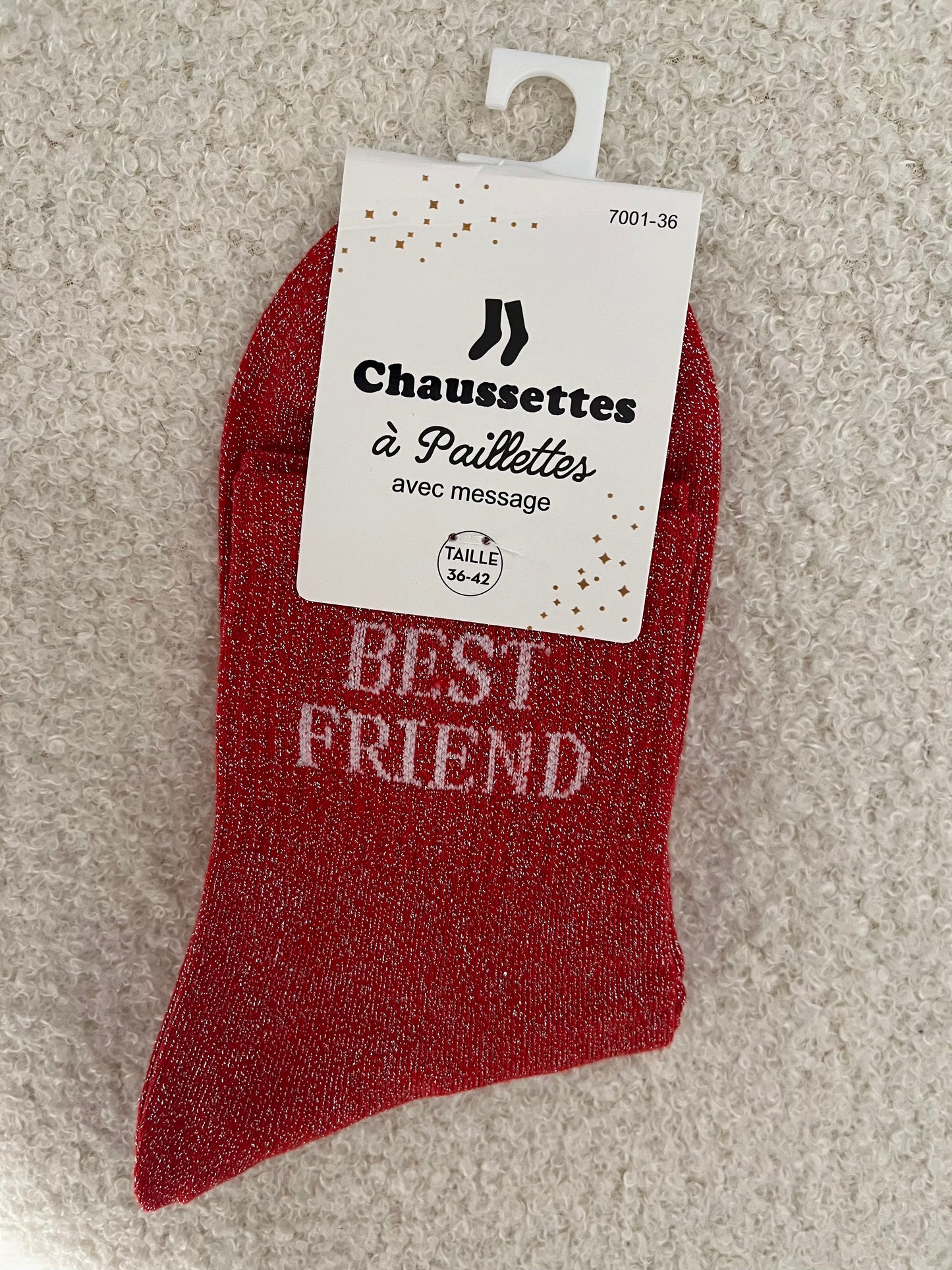 Sokken Best Friend | Rood