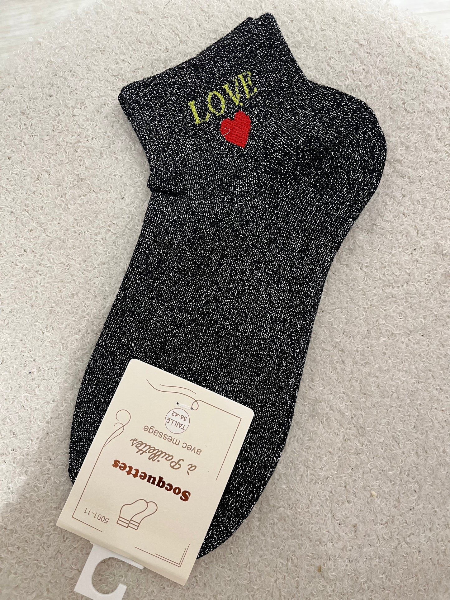 Sokken Love | Zwart