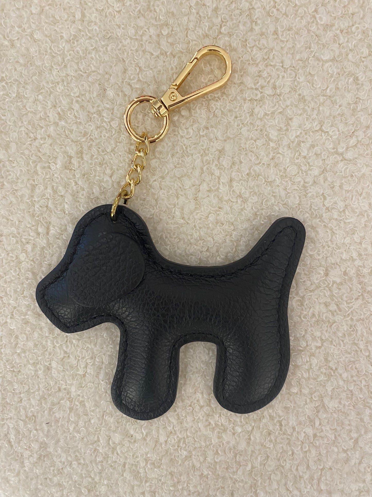 Sleutelhanger hondje | zwart
