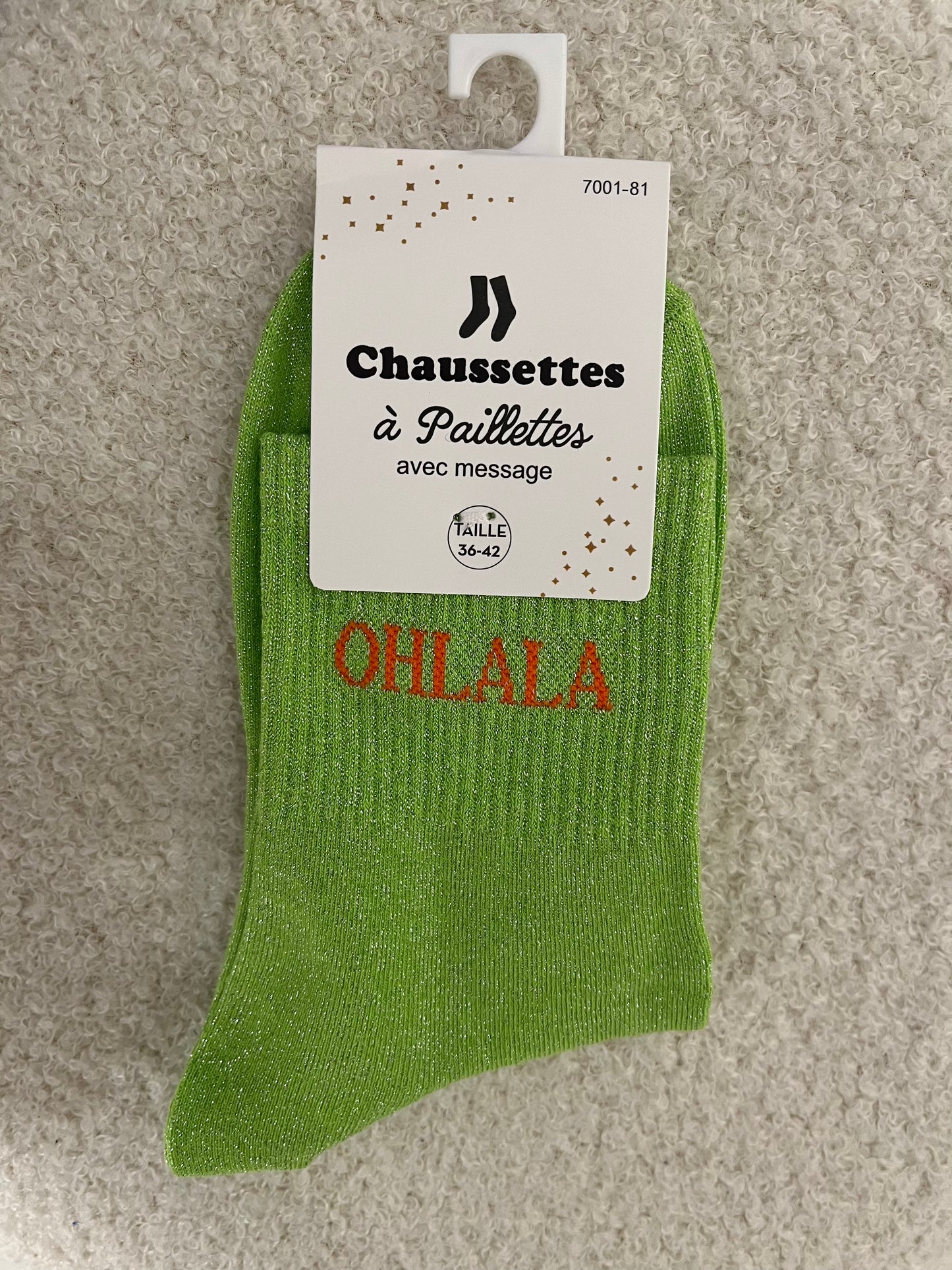 Sokken Ohlala | Groen