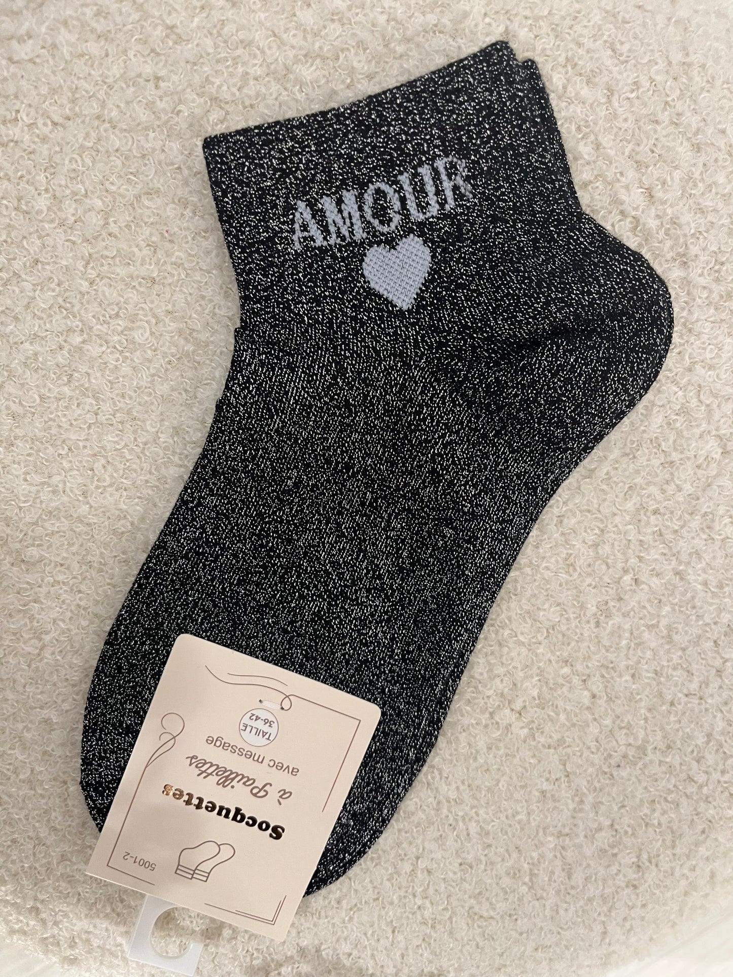 Sokken Amour | Zwart