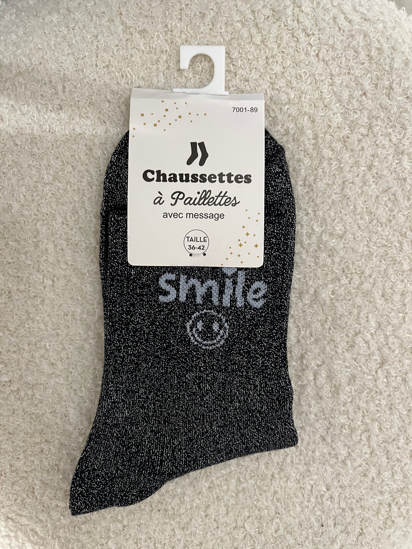 Sokken Smile | Zwart