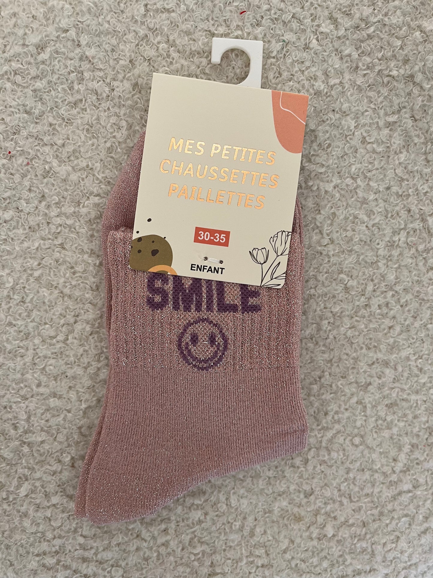 Kindersokken smile | Roos