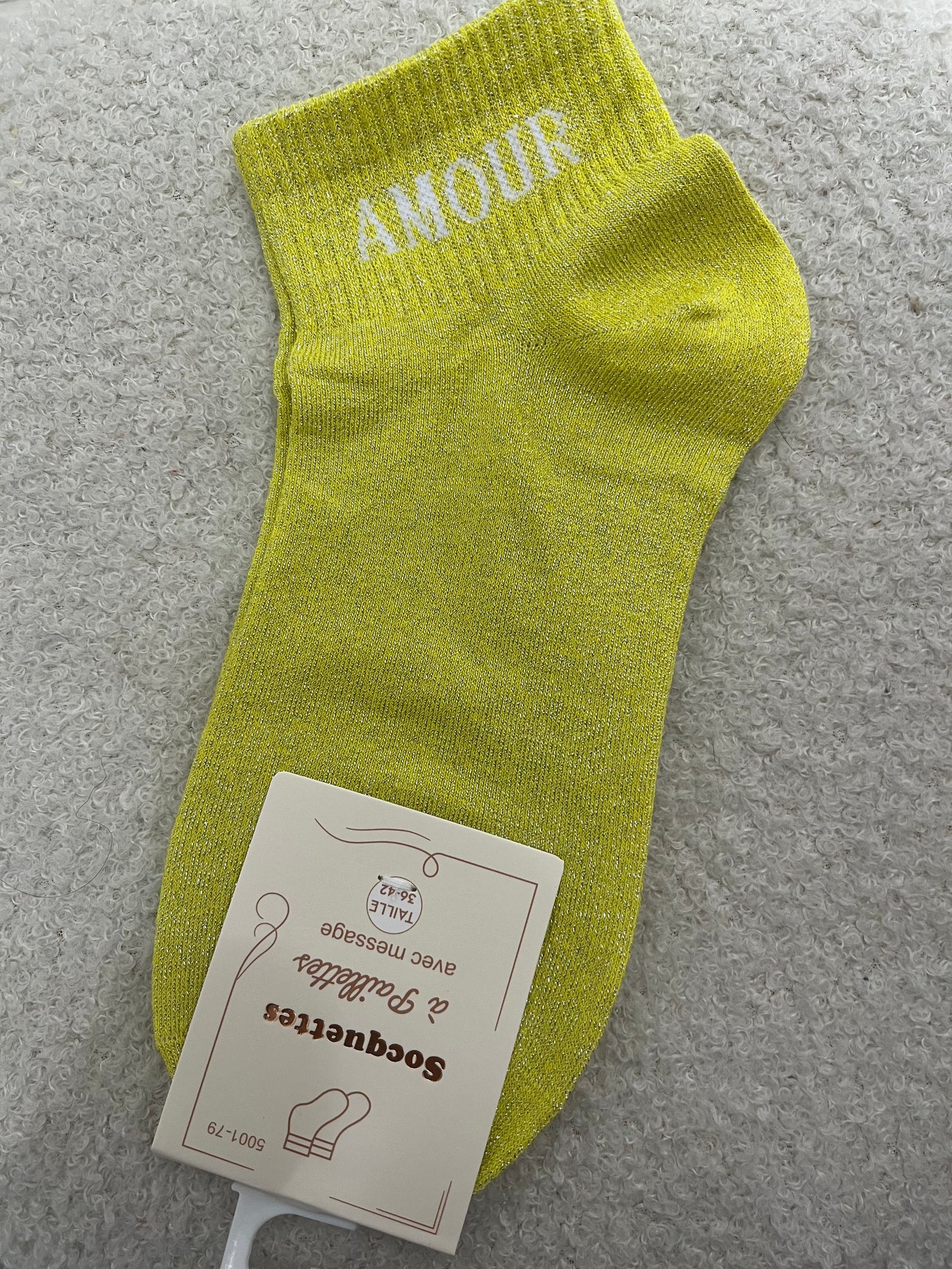 Sokken Amour | Geel