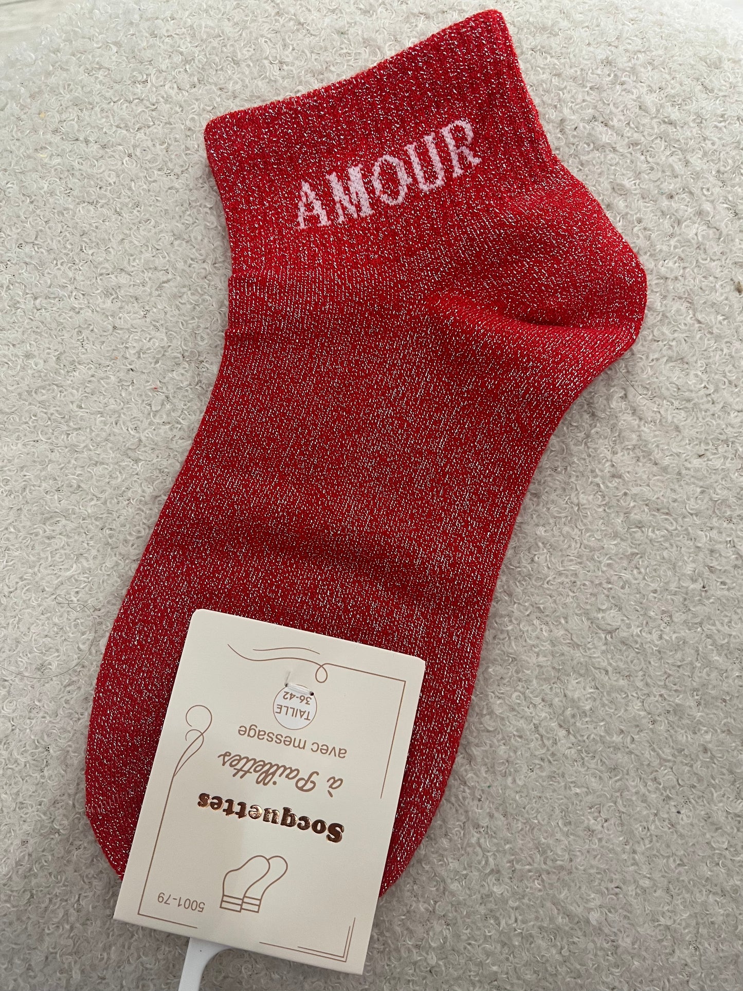 Sokken Amour | Rood