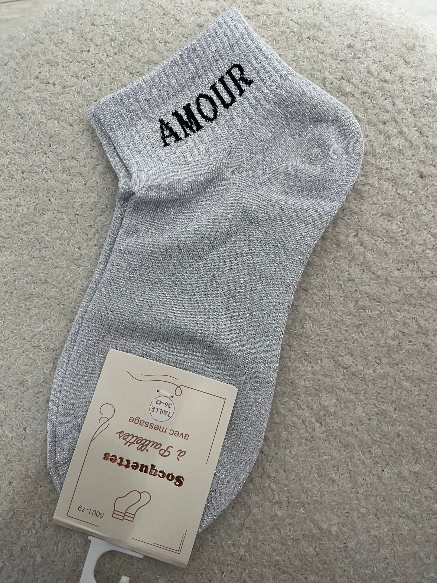 Sokken Amour | Zilver