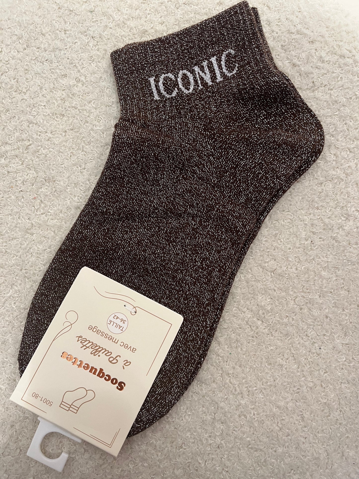 Sokken Iconic | Bruin
