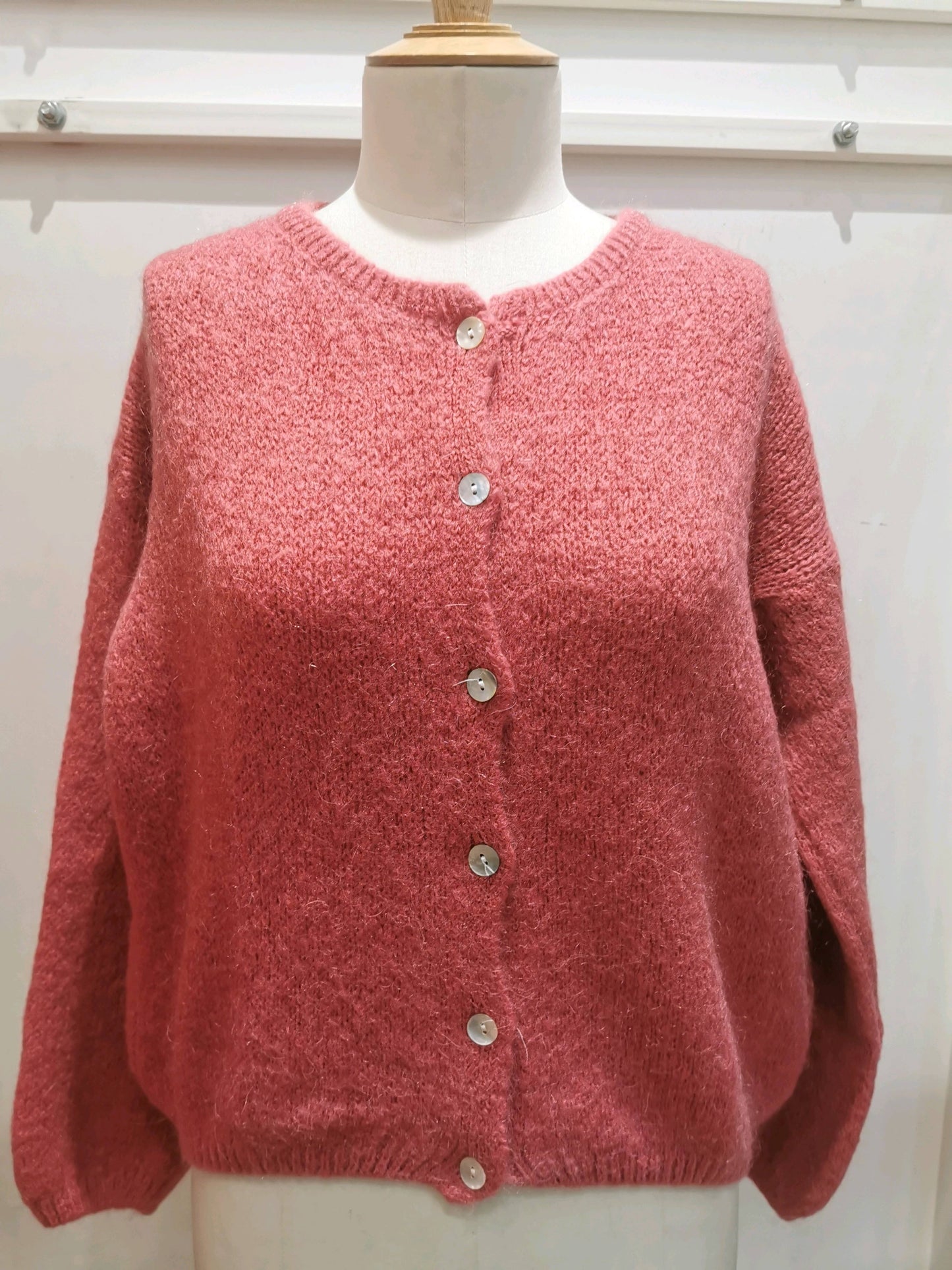 Vest met knopen | Rose