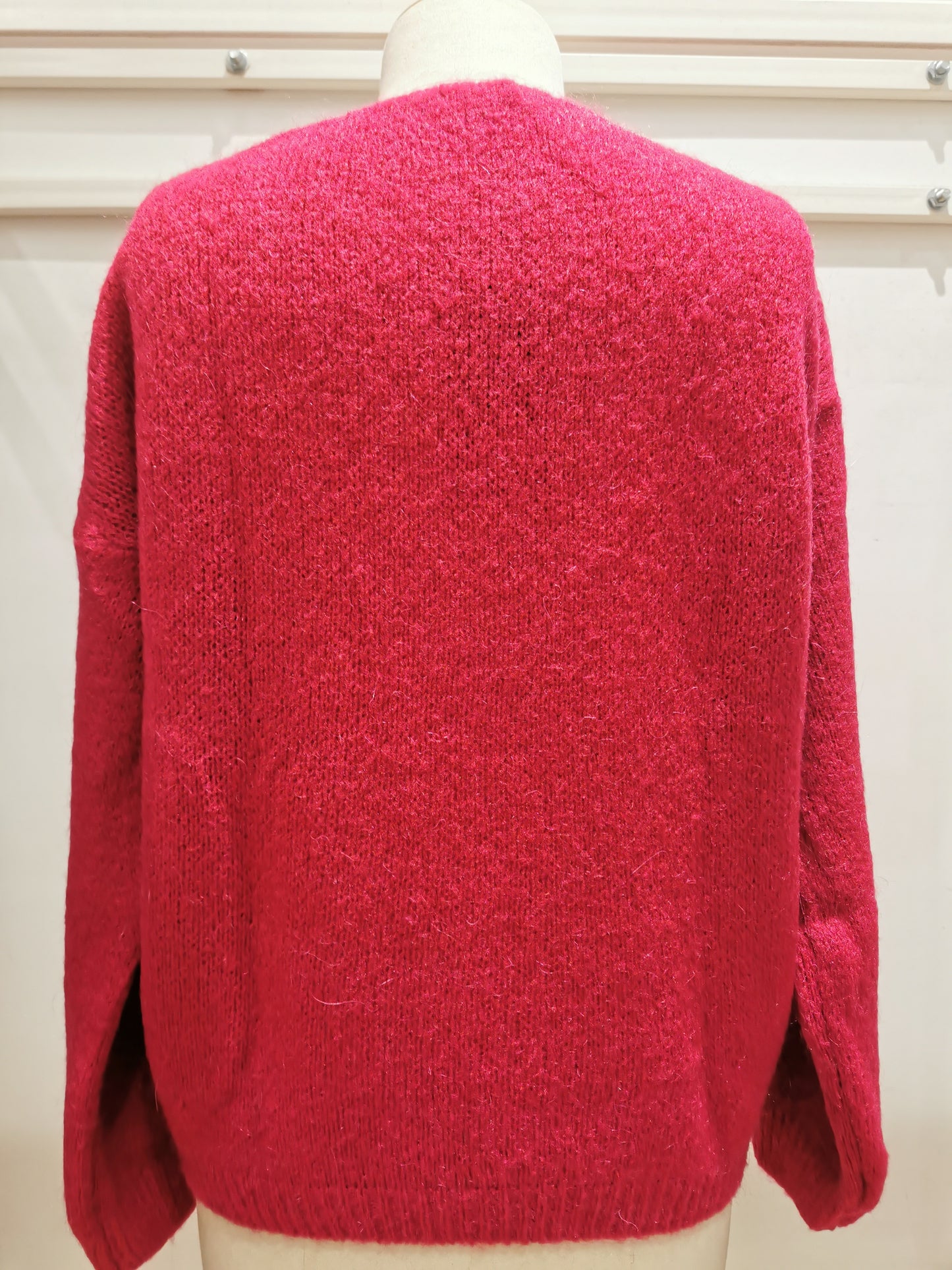V-hals trui | Cerise