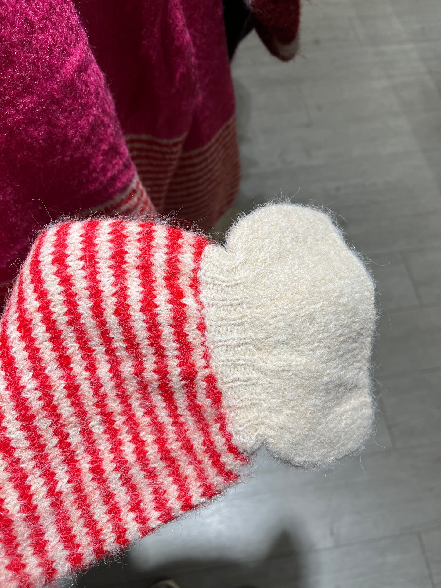 Trui hartjes/Strepen | Roos