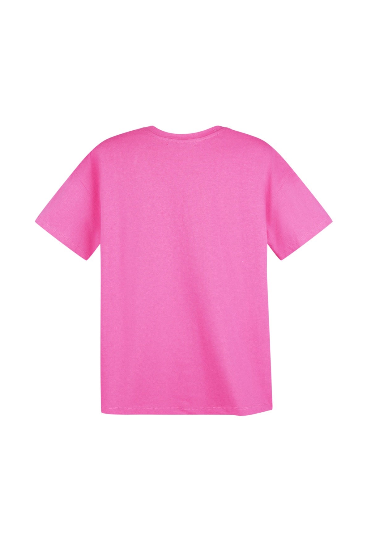 T-shirt smiley fuchsia
