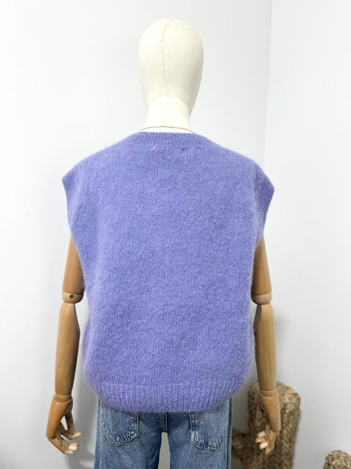 Vest met rits | Lila