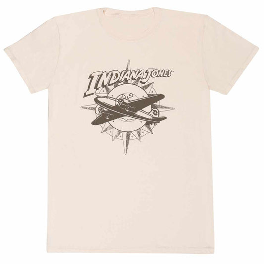 T-shirt Indiana Jones Plane and Compass