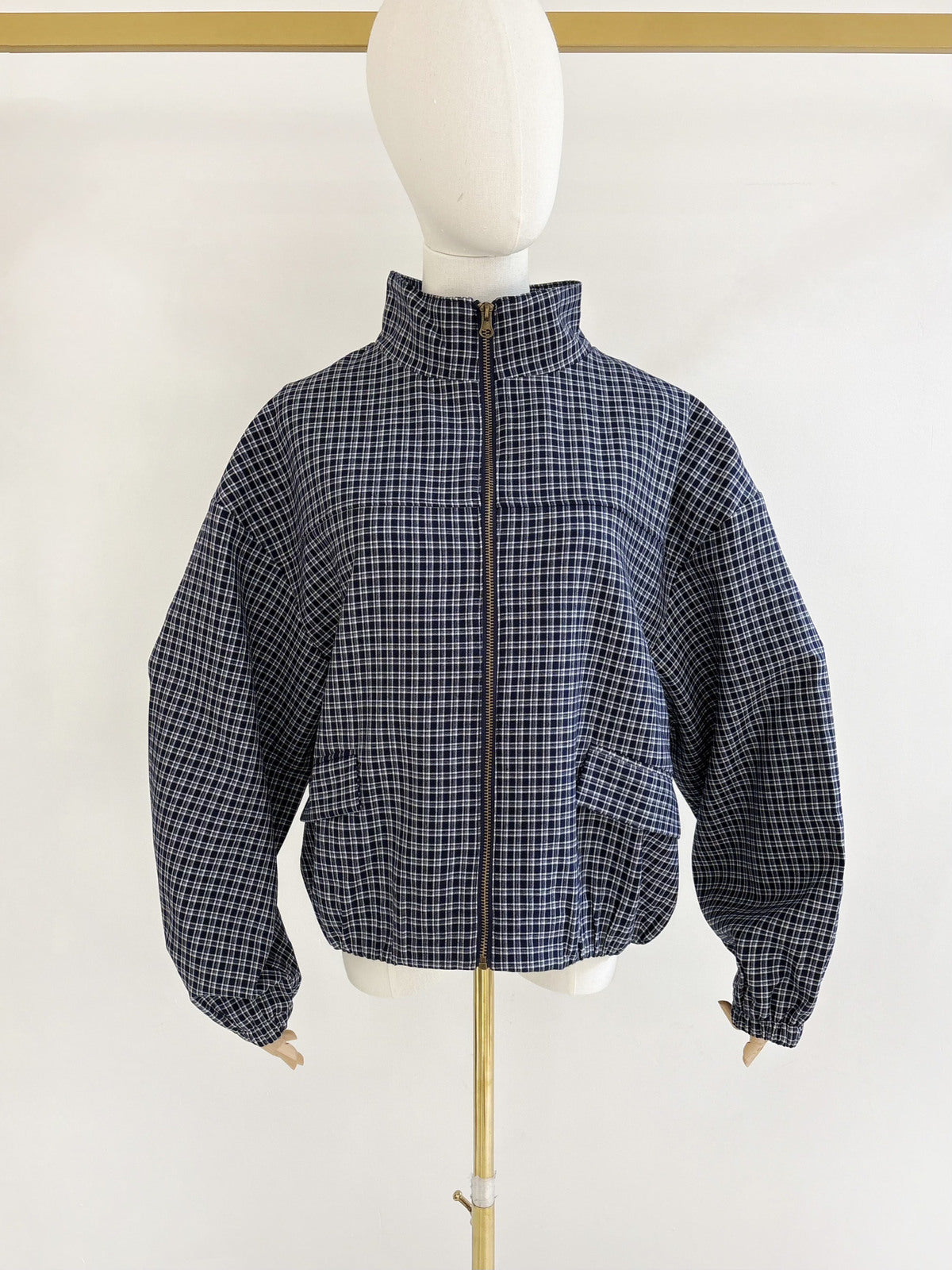 Bomber jacket | Blauw