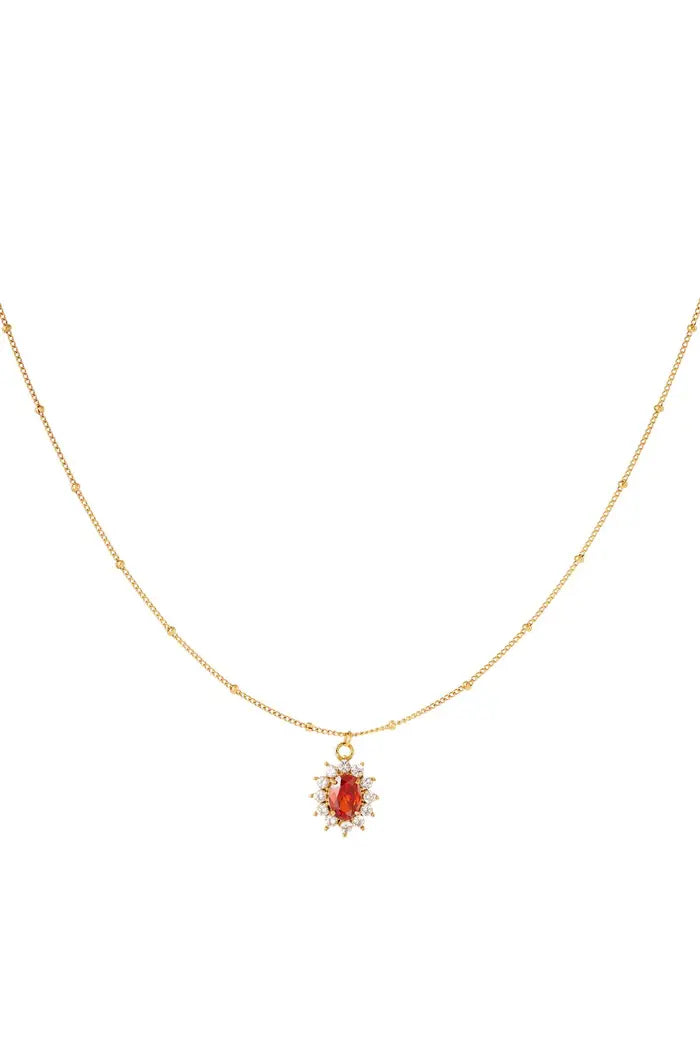 ketting edelsteen | Rood