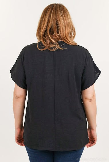 Blouse | Zwart