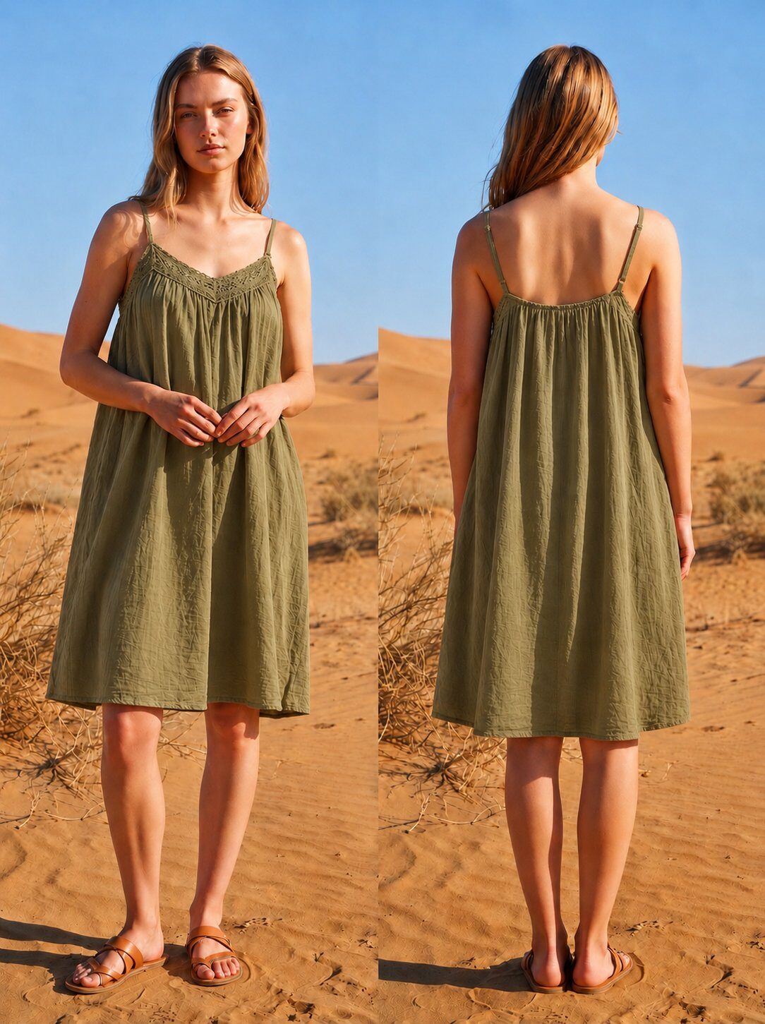 Kort kleedje | Olive
