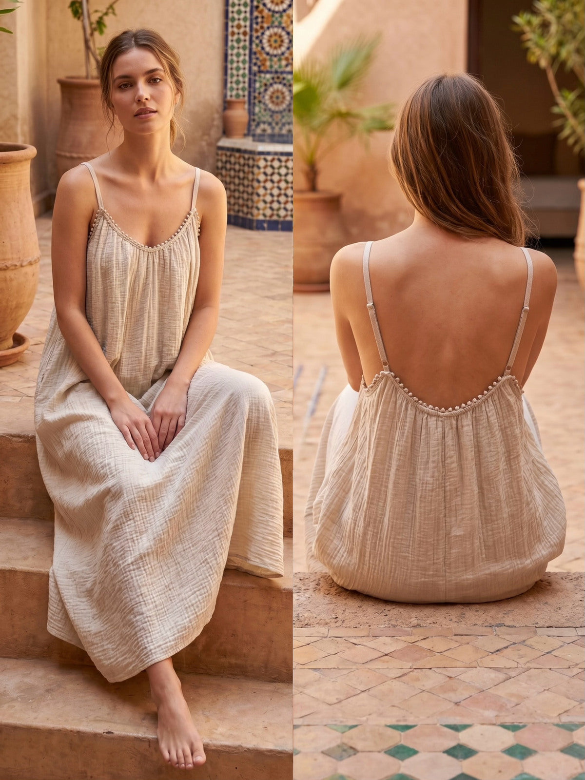 Kleedje | Beige
