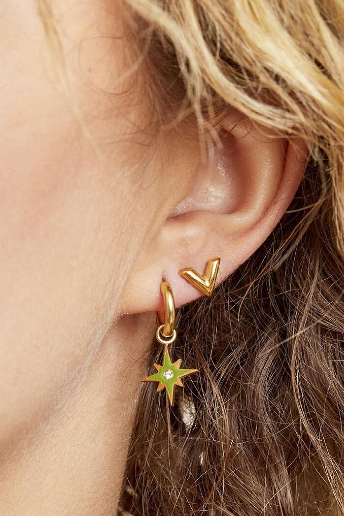 Oorbellen Pluto Groen