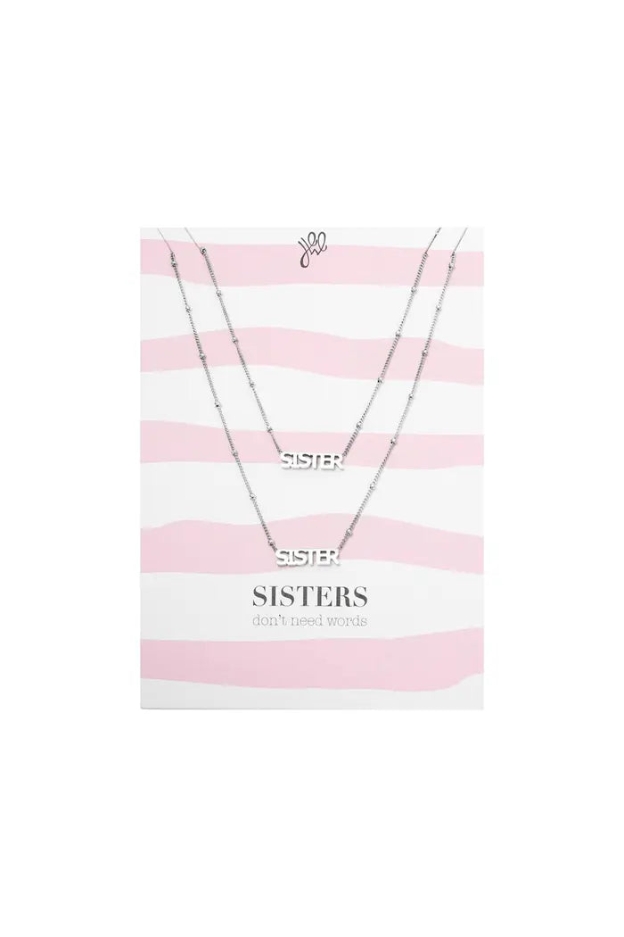 Ketting Sisters | Zilver