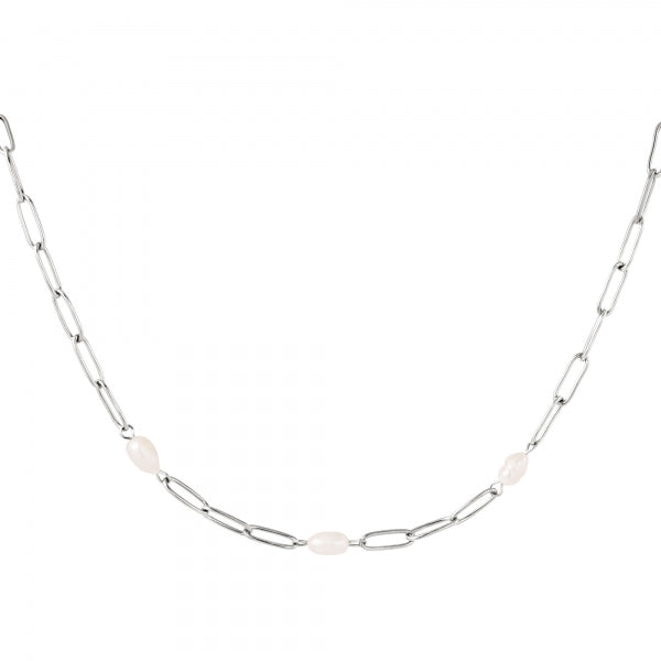 Parel ketting | Zilver