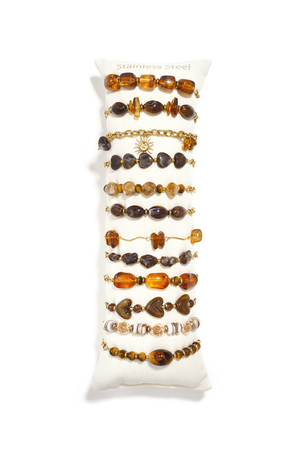 Armband Hartvormig | Bruin