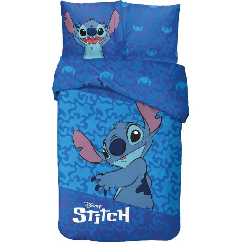 Disney - Lilo & Stitch - Dekbedovertrek - Donker blauw