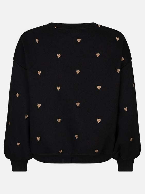 Ydence | Sweater Hearts gold