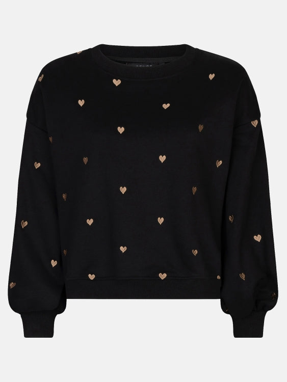 Ydence | Sweater Hearts gold