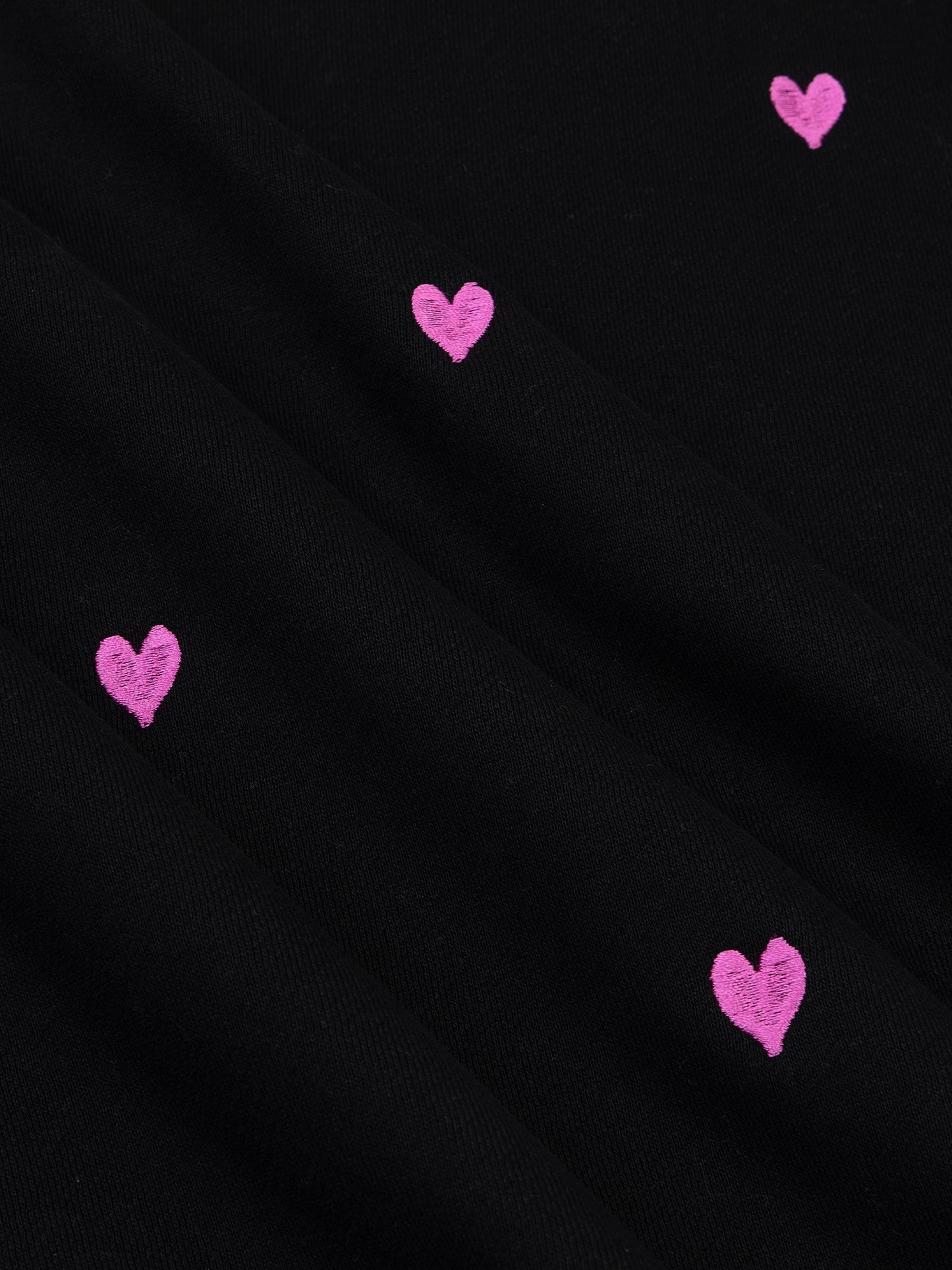 Ydence | Sweater Hearts Black