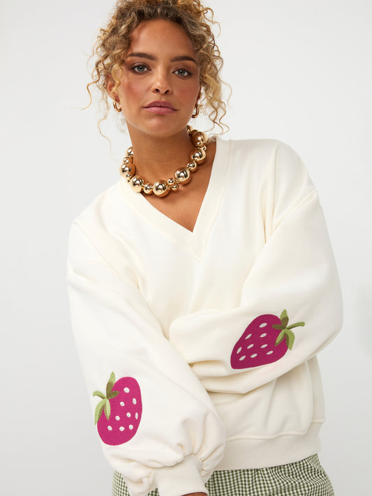Ydence Sweater Strawberry