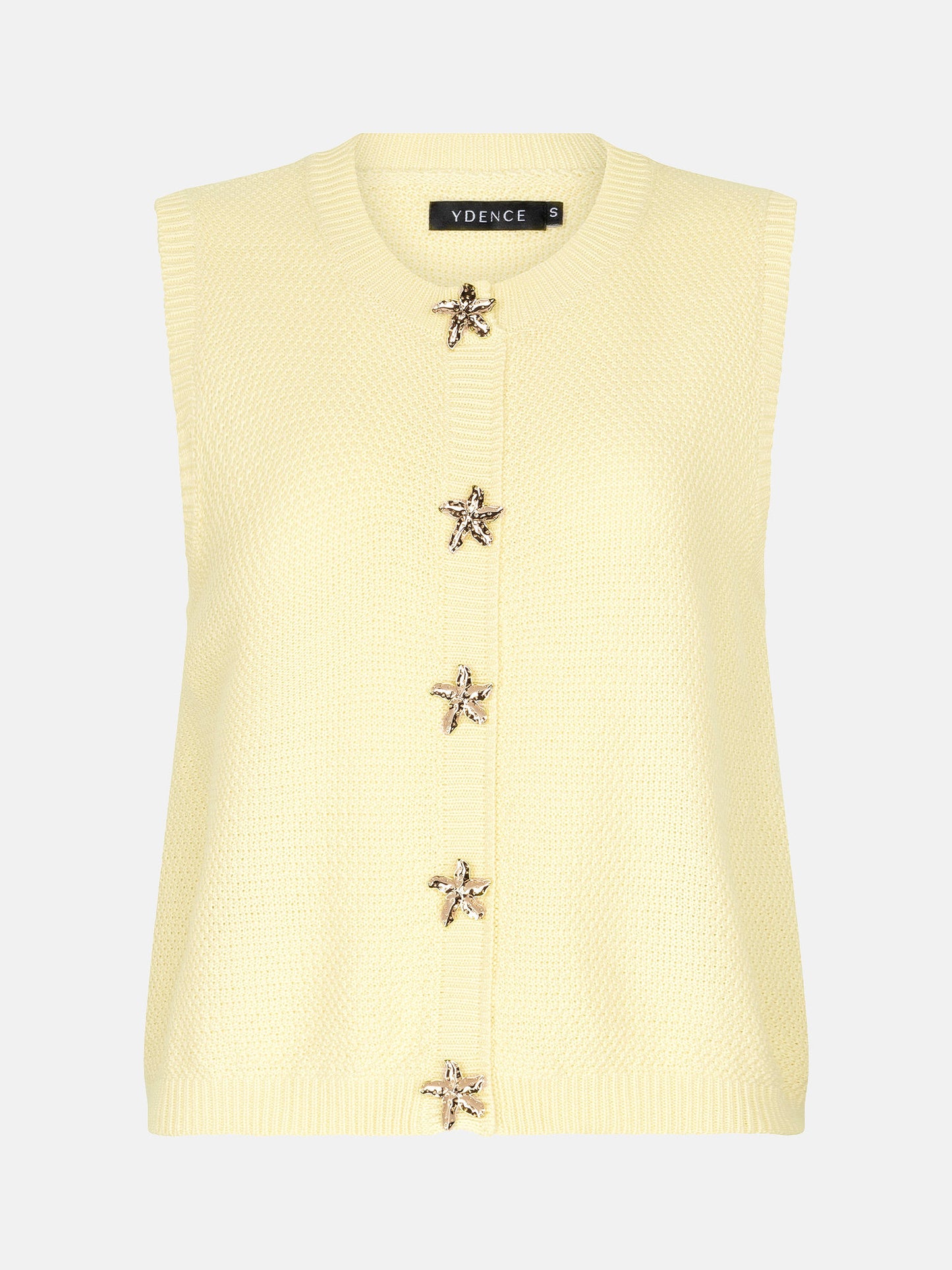 Ydence | Knitted top Mona soft yellow