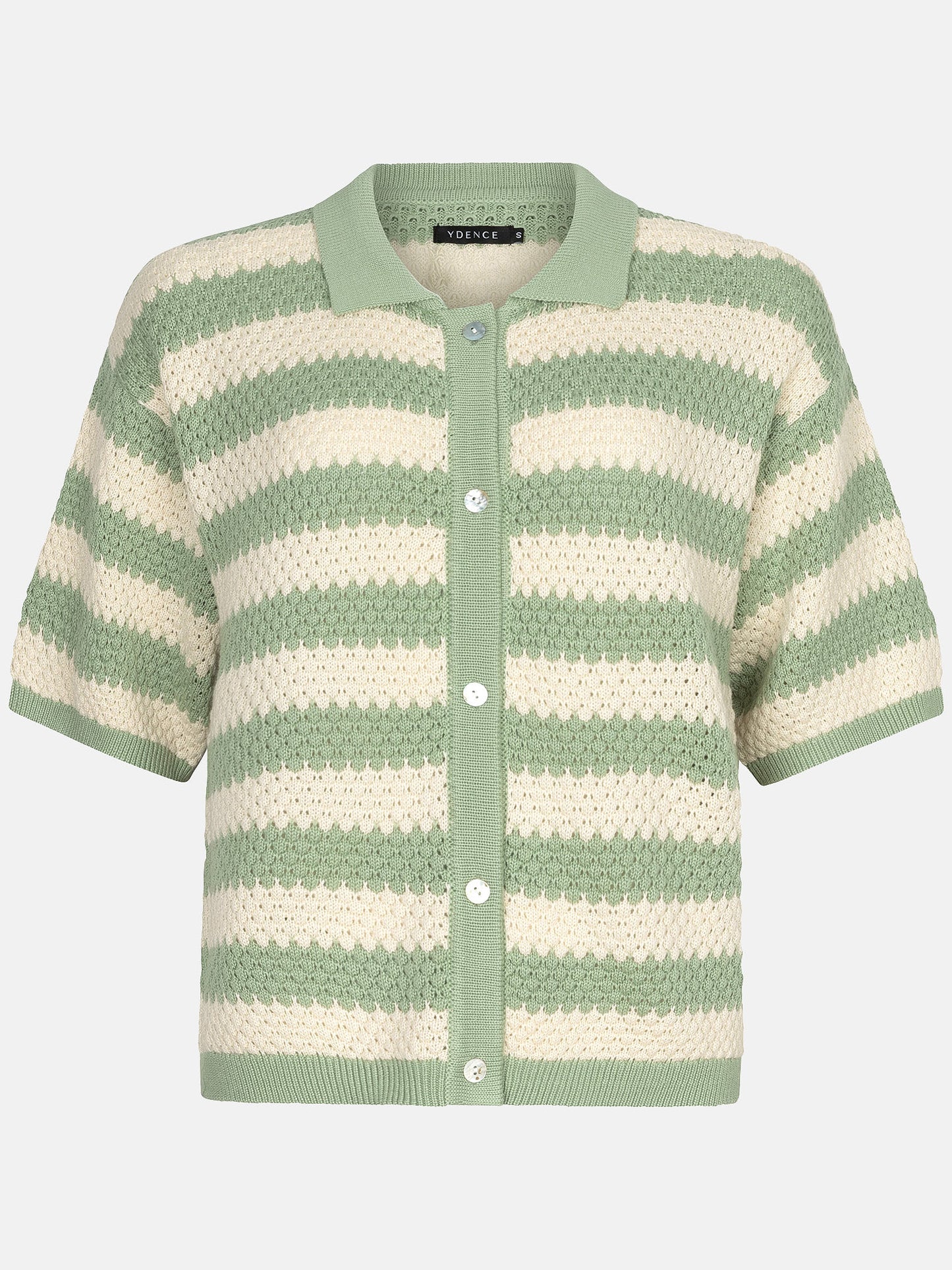 Ydence | Knitted top Janouk brown sage green