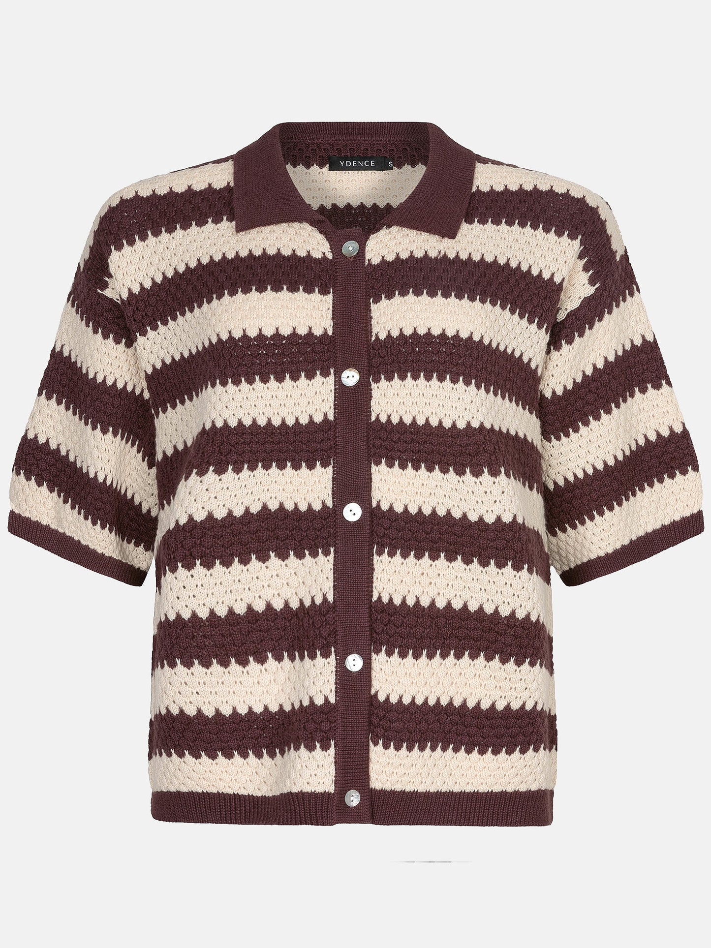 Ydence | Knitted top Janouk brown