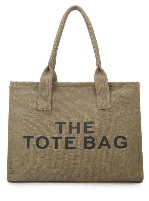 Canvas Handtas | Taupe