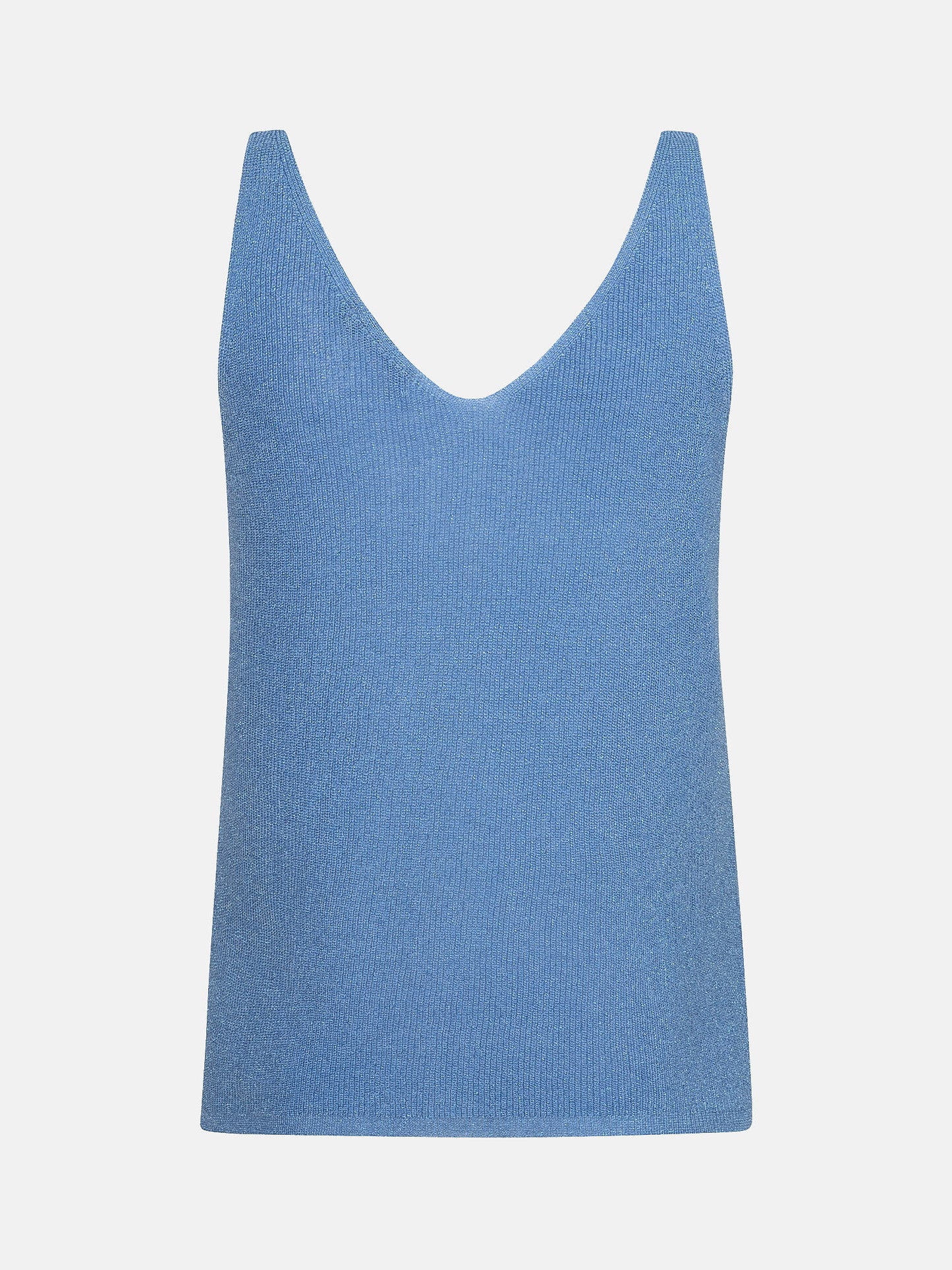 Ydence | Knitted top Lux blauw