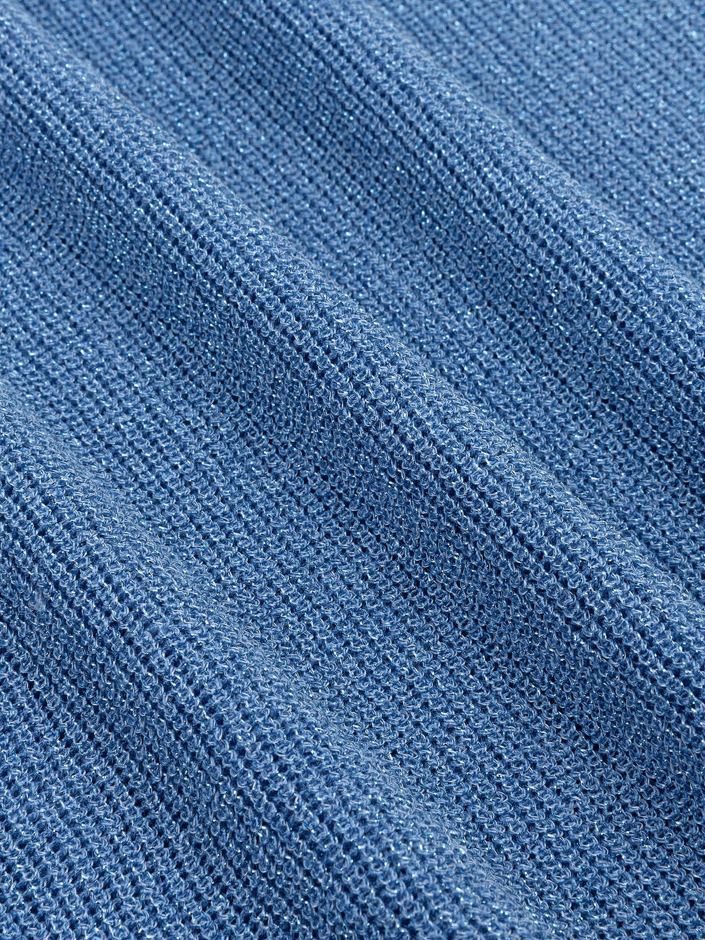 Ydence | Knitted top Lux blauw