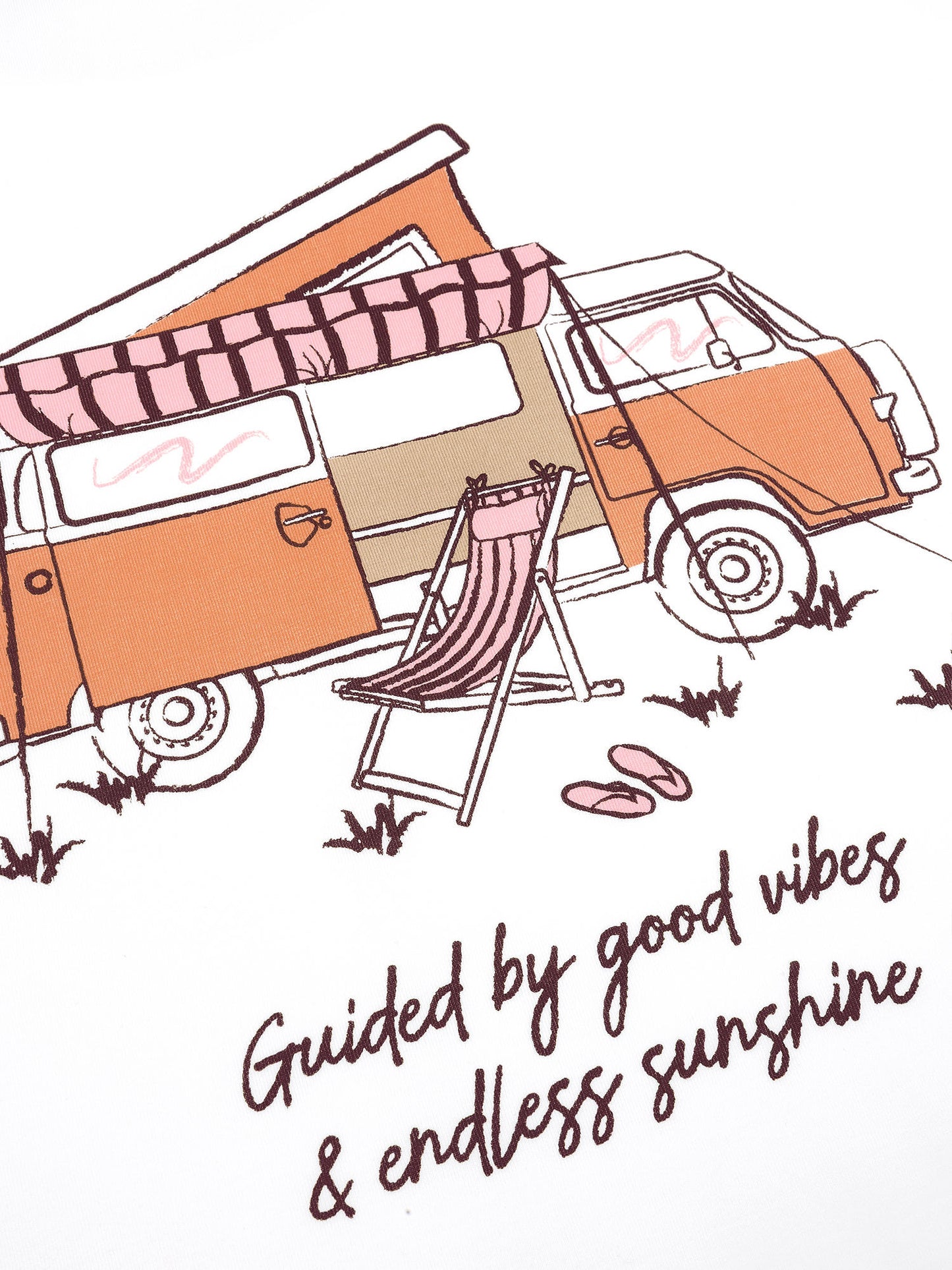 Ydence T-Shirt Camper | Burnt orange