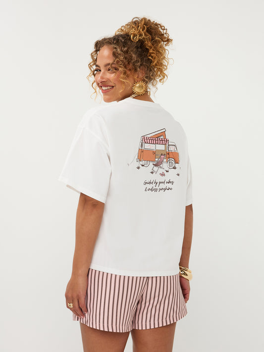 Ydence T-Shirt Camper | Burnt orange