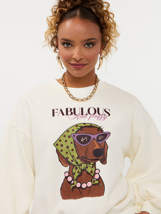 Ydence Sweater Fabulous and fluffy | Ecru